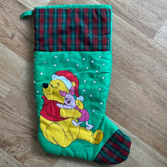 Small Winnie the Pooh and Piglet Christmas stocking - Picture 1 of 3
